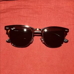 RayBan Clubmaster Sunglass Tortoise  Polarized New